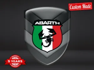Fiat Abarth Adesivi Vinile su Misura Auto Sportive Pro Robusti
